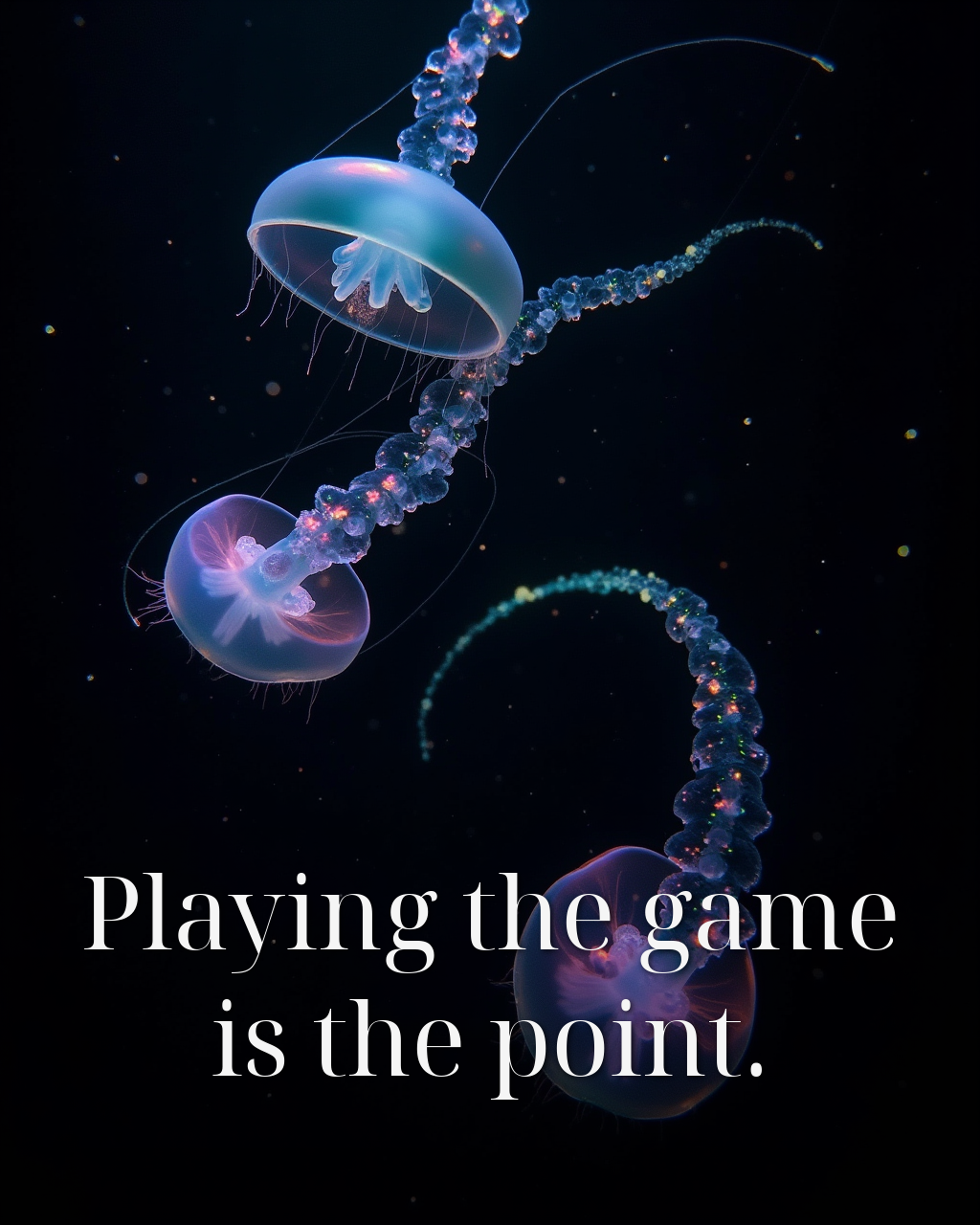 Playing the game is the point.