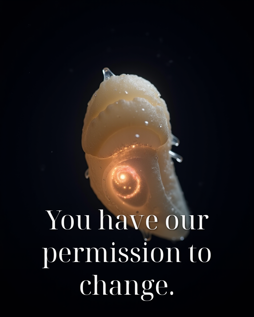 You have our permission to change.