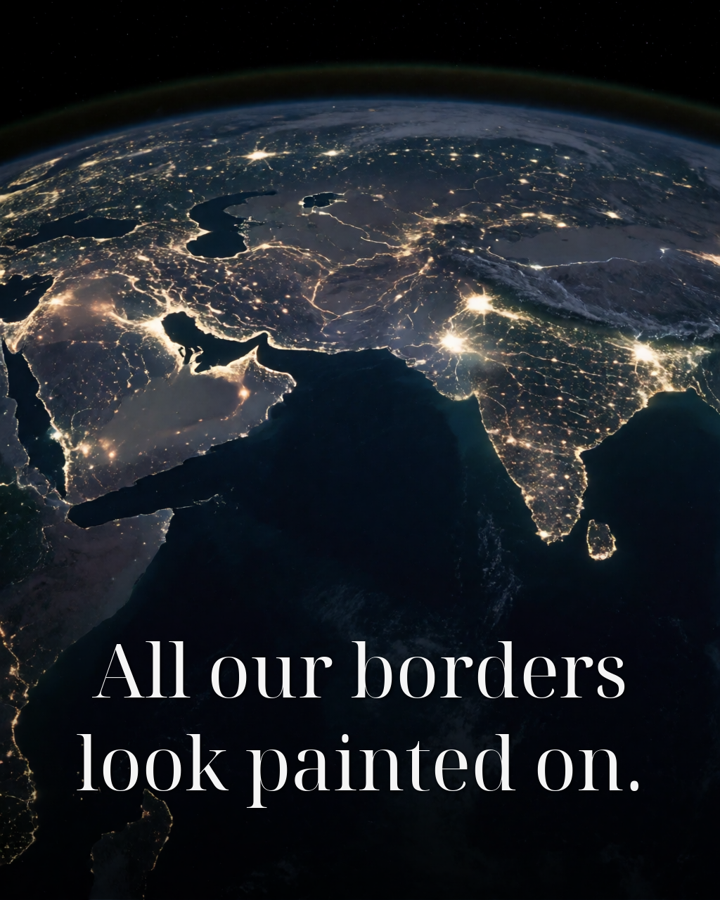 All our borders look painted on.